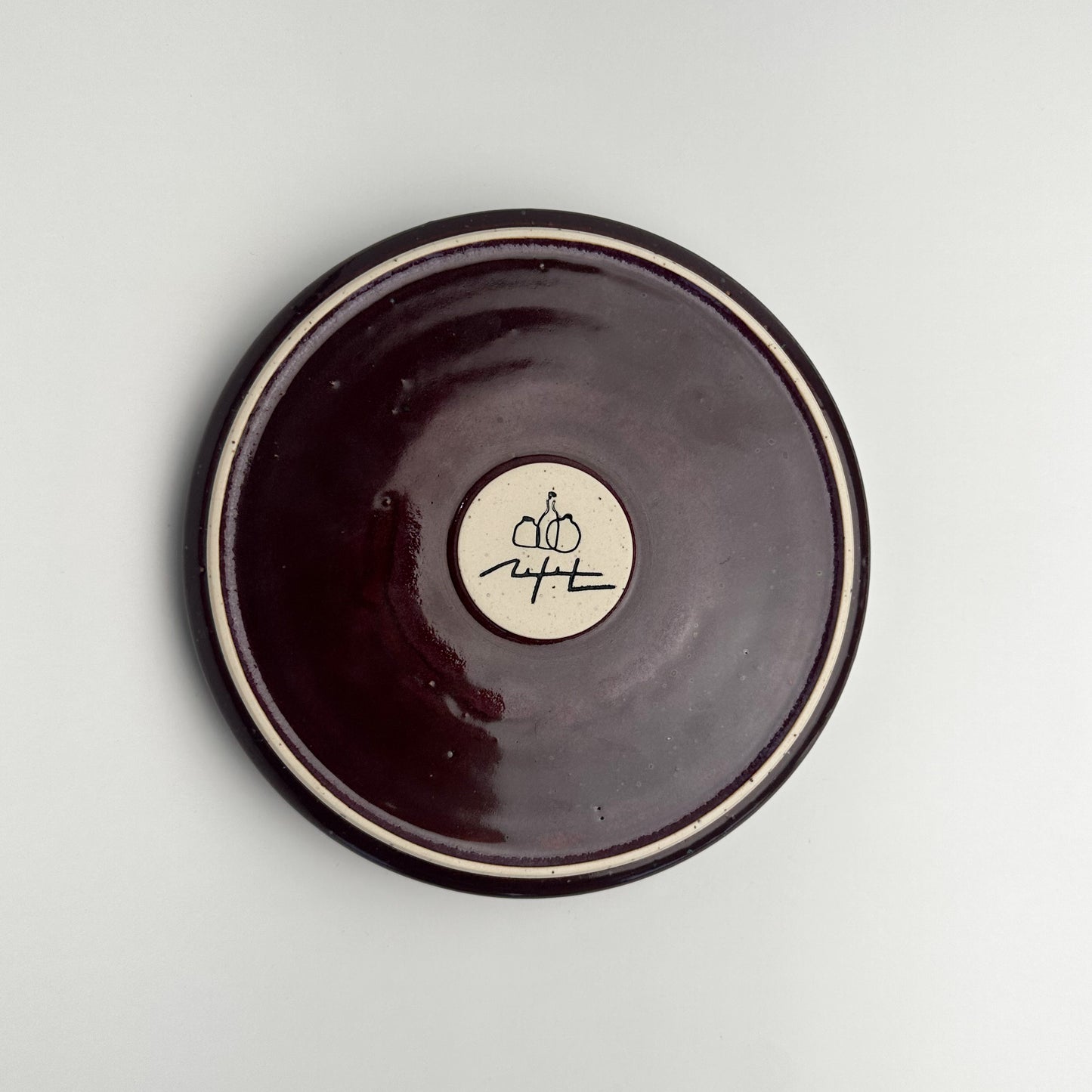 Wine Gold Incense Plate