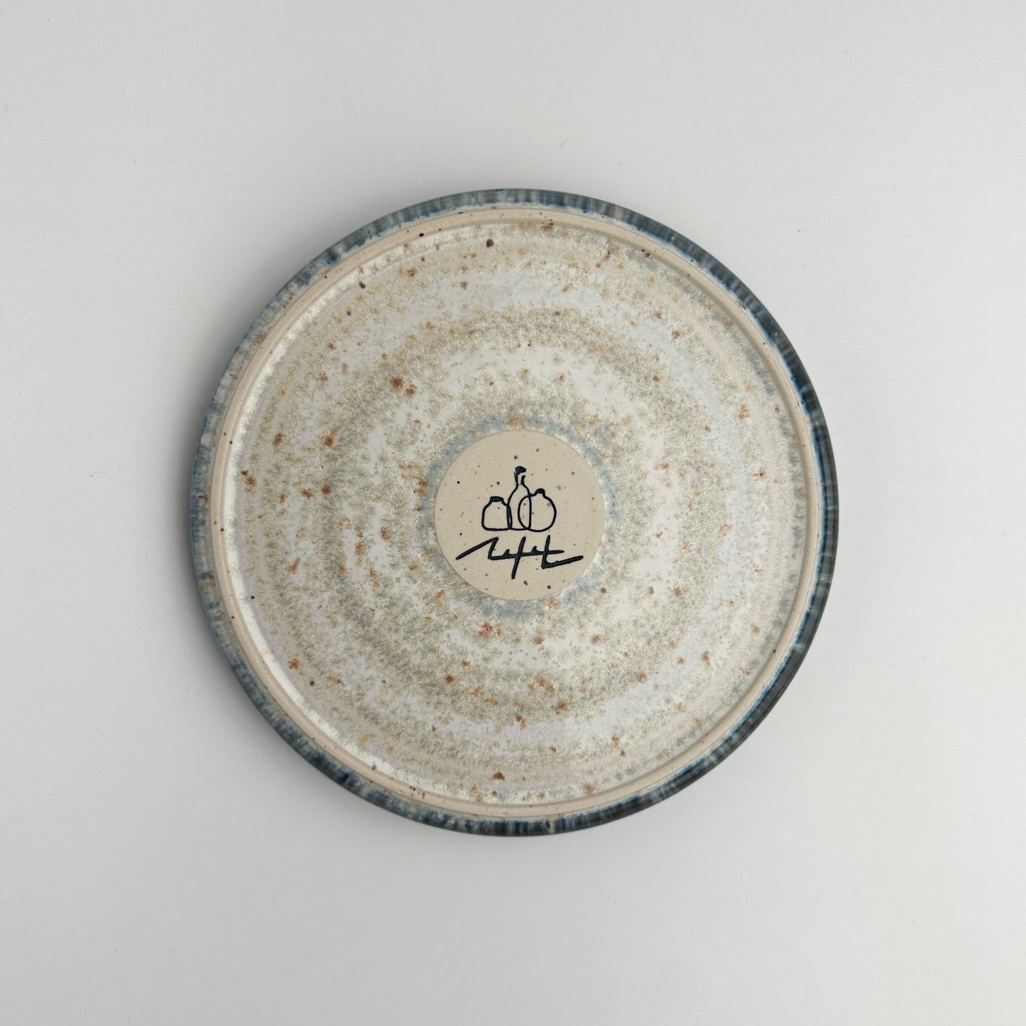 Blue White Incense Plate
