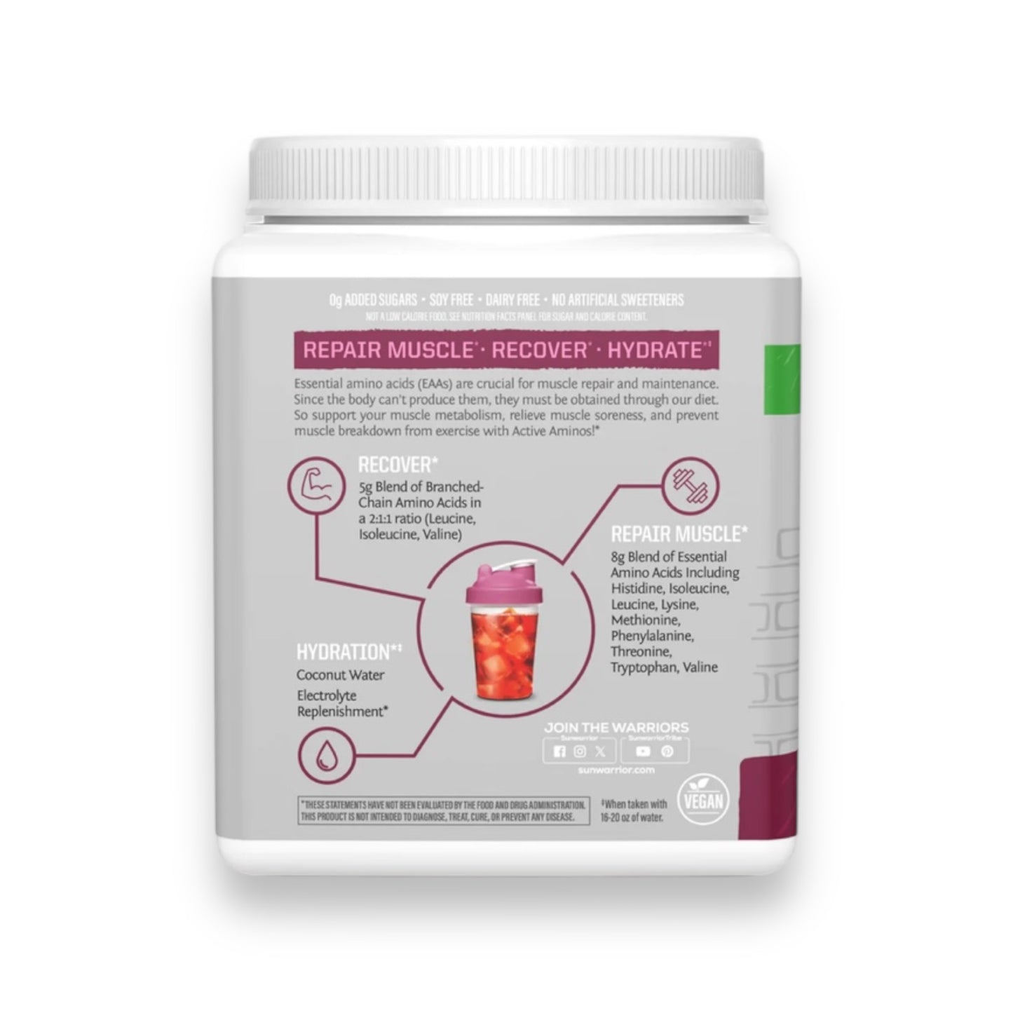 Sunwarrior Active Essential Amino Acids - Dragon Fruit