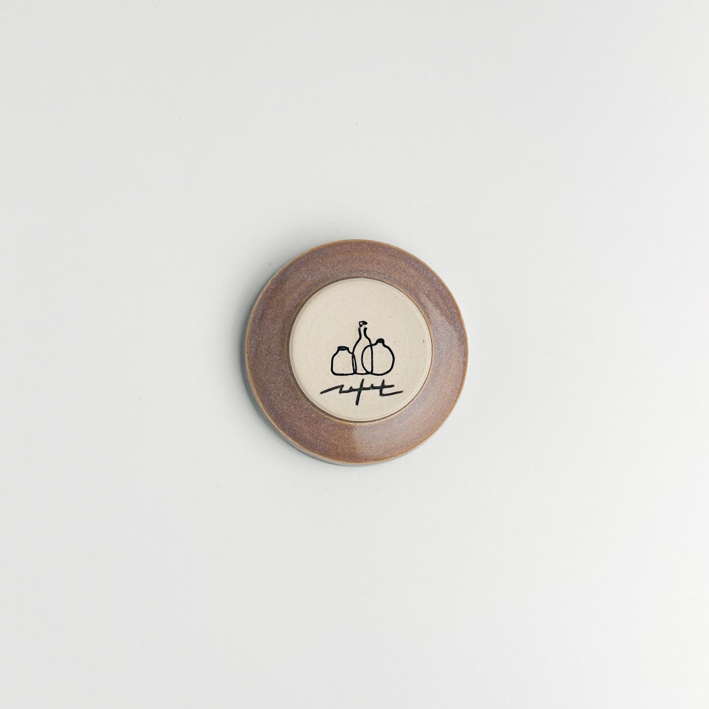 Blue Pink Tiny Incense Plate