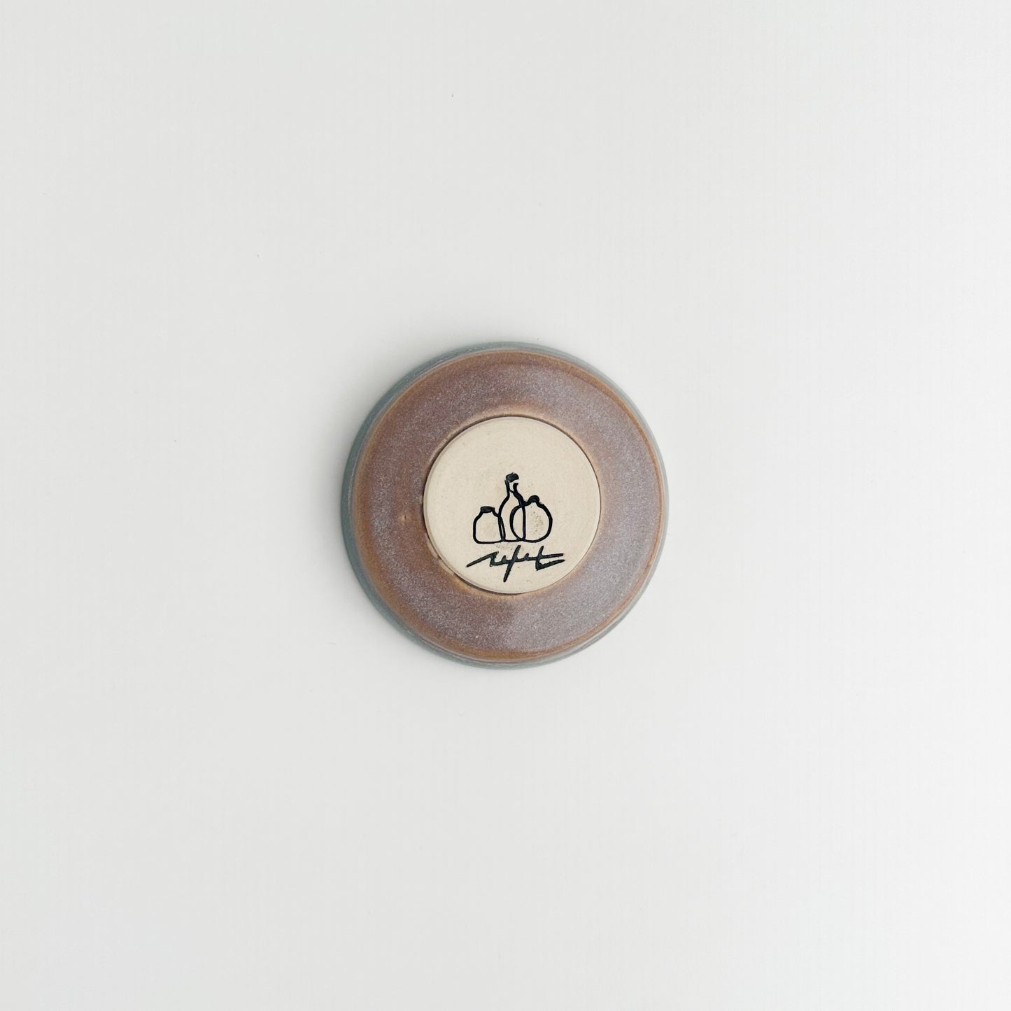 Blue Pink Tiny Incense Plate
