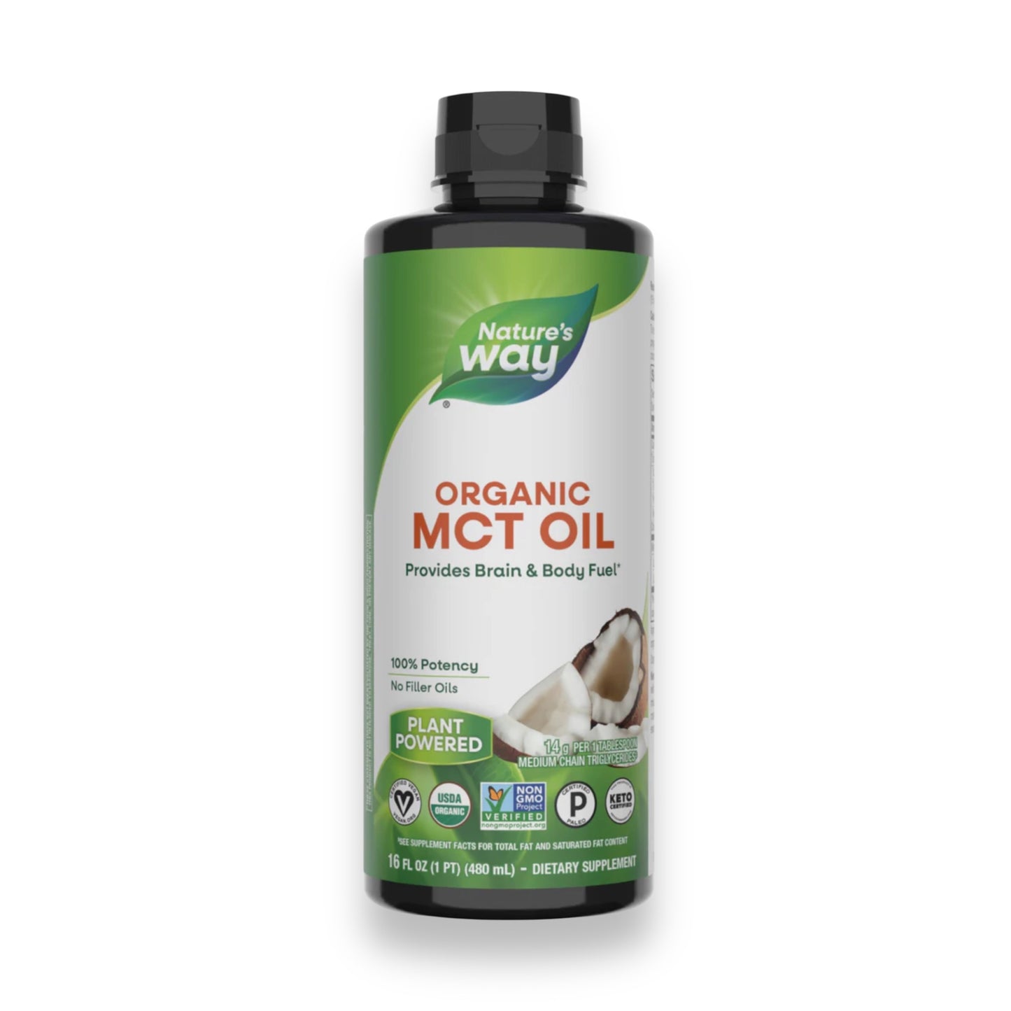 Nature’s Way Organic MCT Oil 16oz