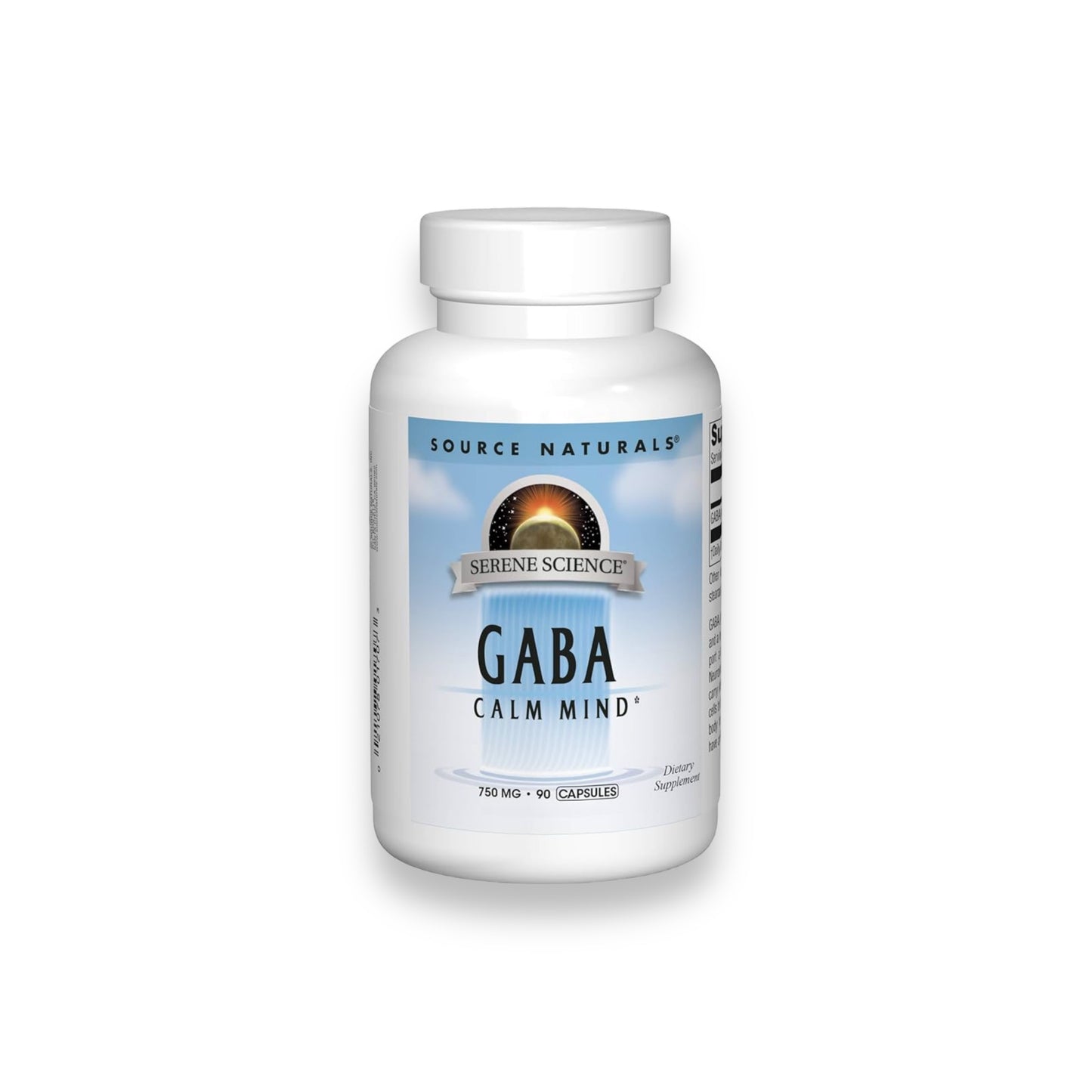 Source Naturals GABA Calm Mind 750mg 90 caps