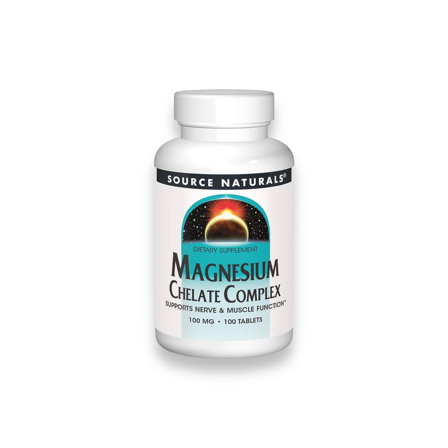 Source Naturals Magnesium Chelate 100tabs