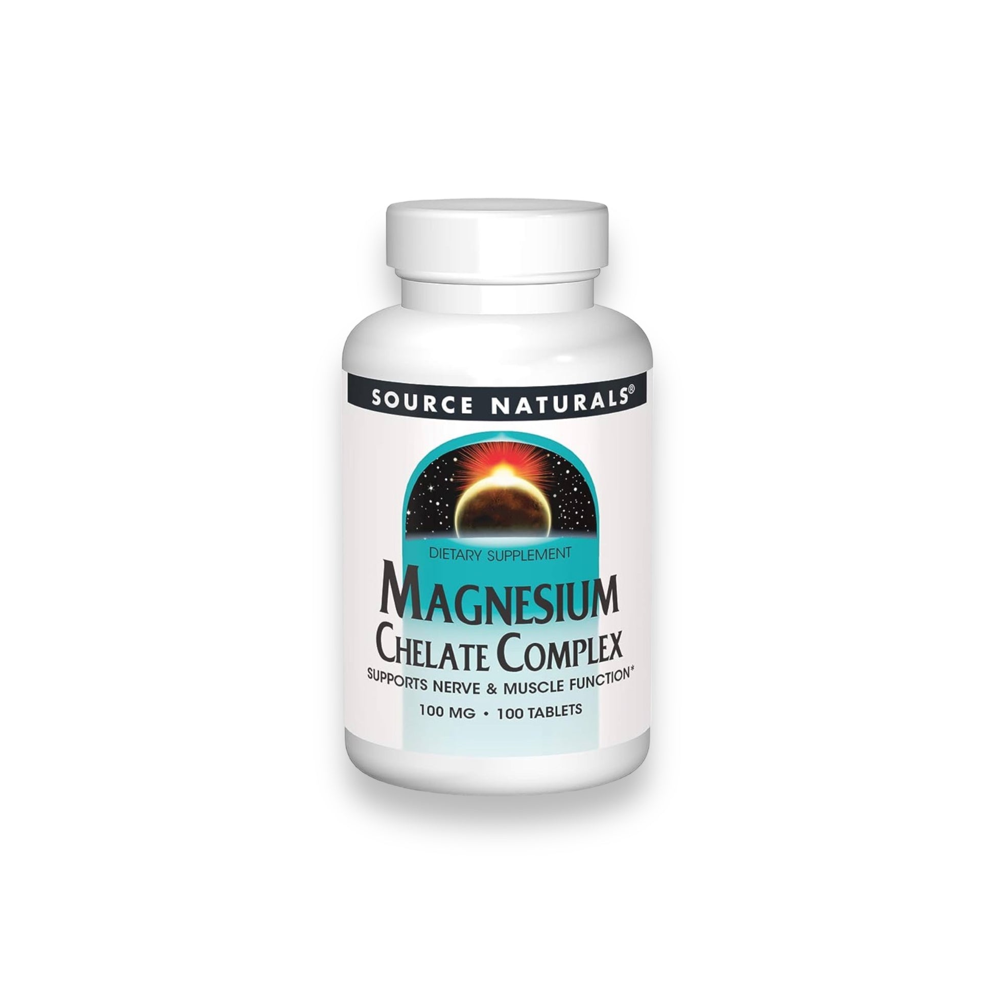 Source Naturals Magnesium Chelate 100tabs