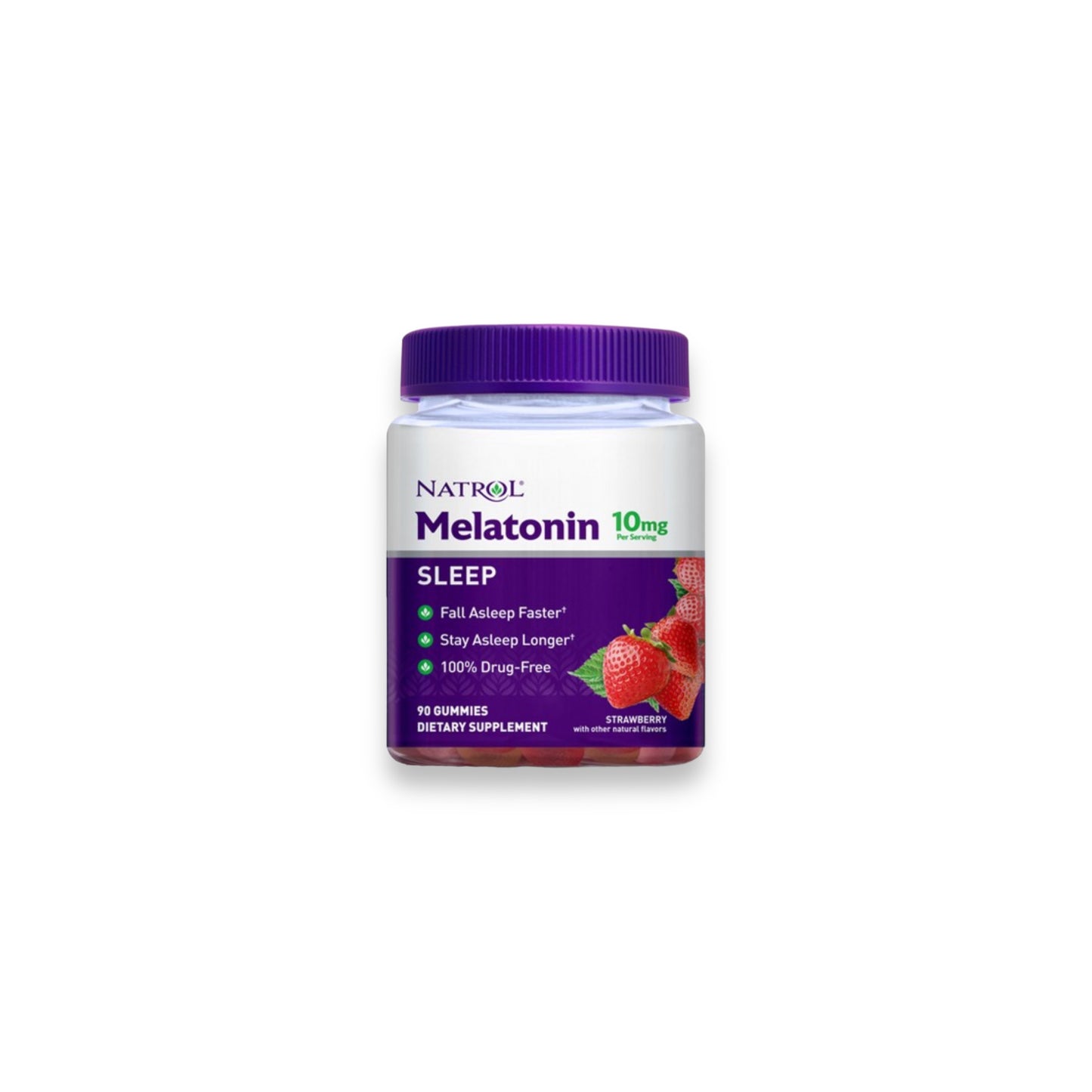 Natrol Melatonin 10mg 90 Strawberry Gummies