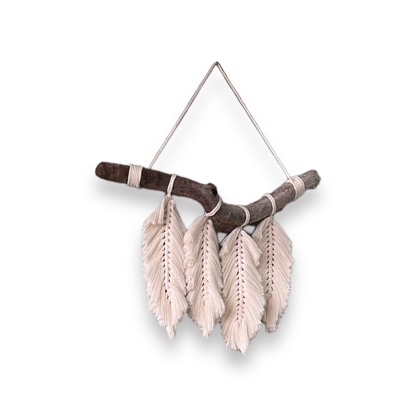 Bozzo Designs Macrame Feather Wall Hanger