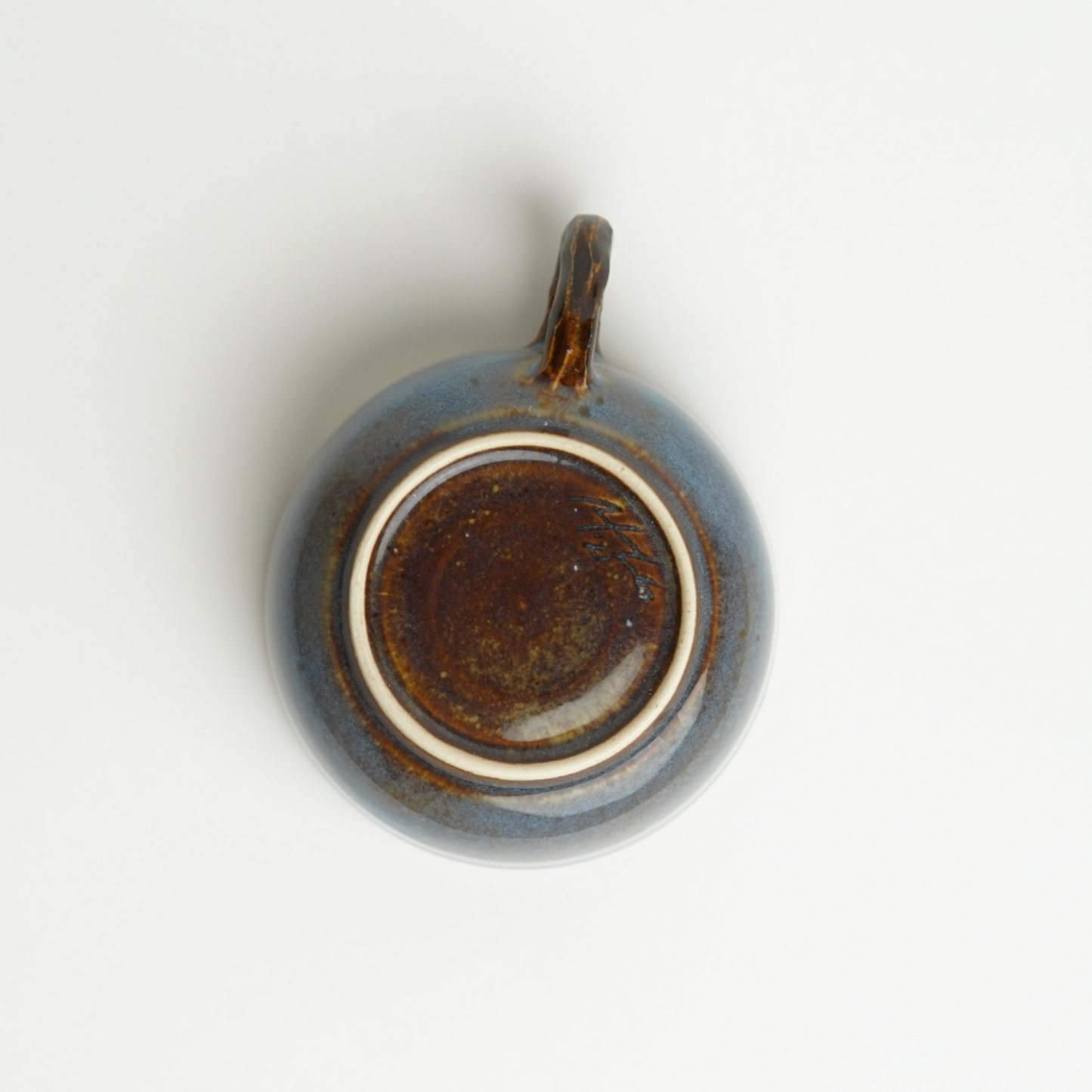 Blue Brown Espresso Cup