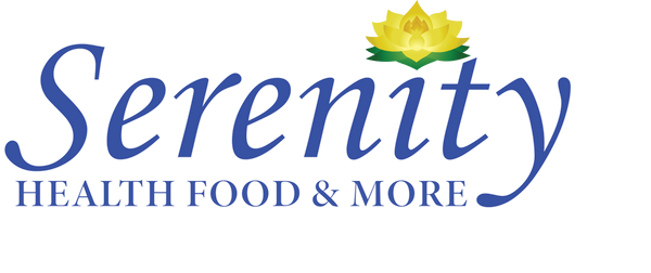 SERENITY HEALTH FOOD & MORE logo