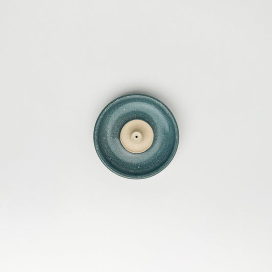 Blue Pink Tiny Incense Plate