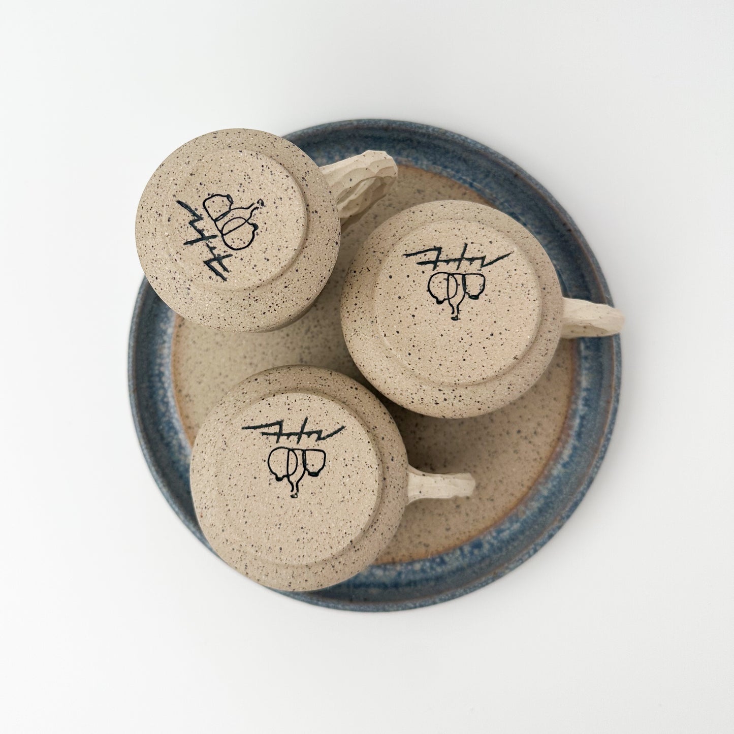 Stone Blue Espresso Set