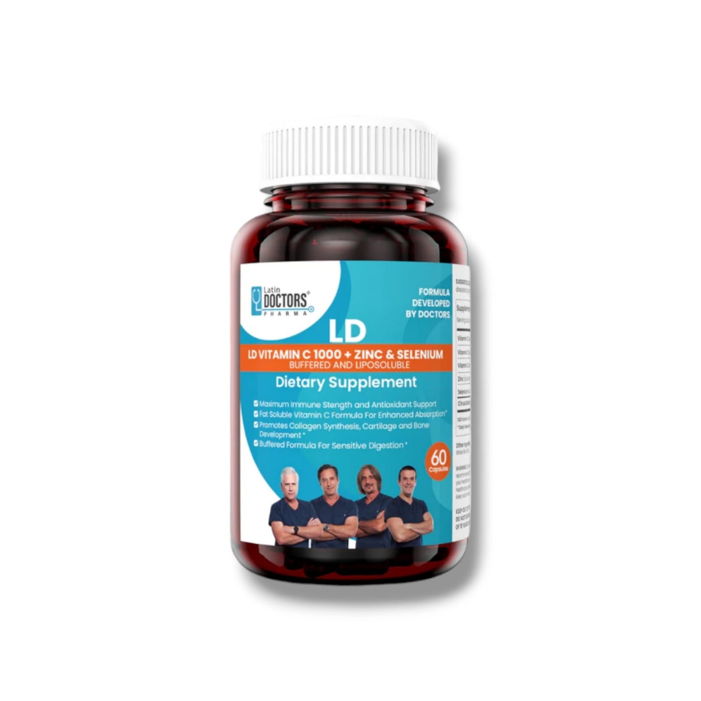 Latin Doctors Pharma Vitamin C 1000 + Zinc & Selenium 60caps