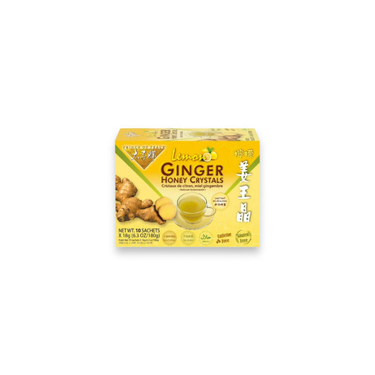 Lemon Ginger Honey Crystals 10 Sachets