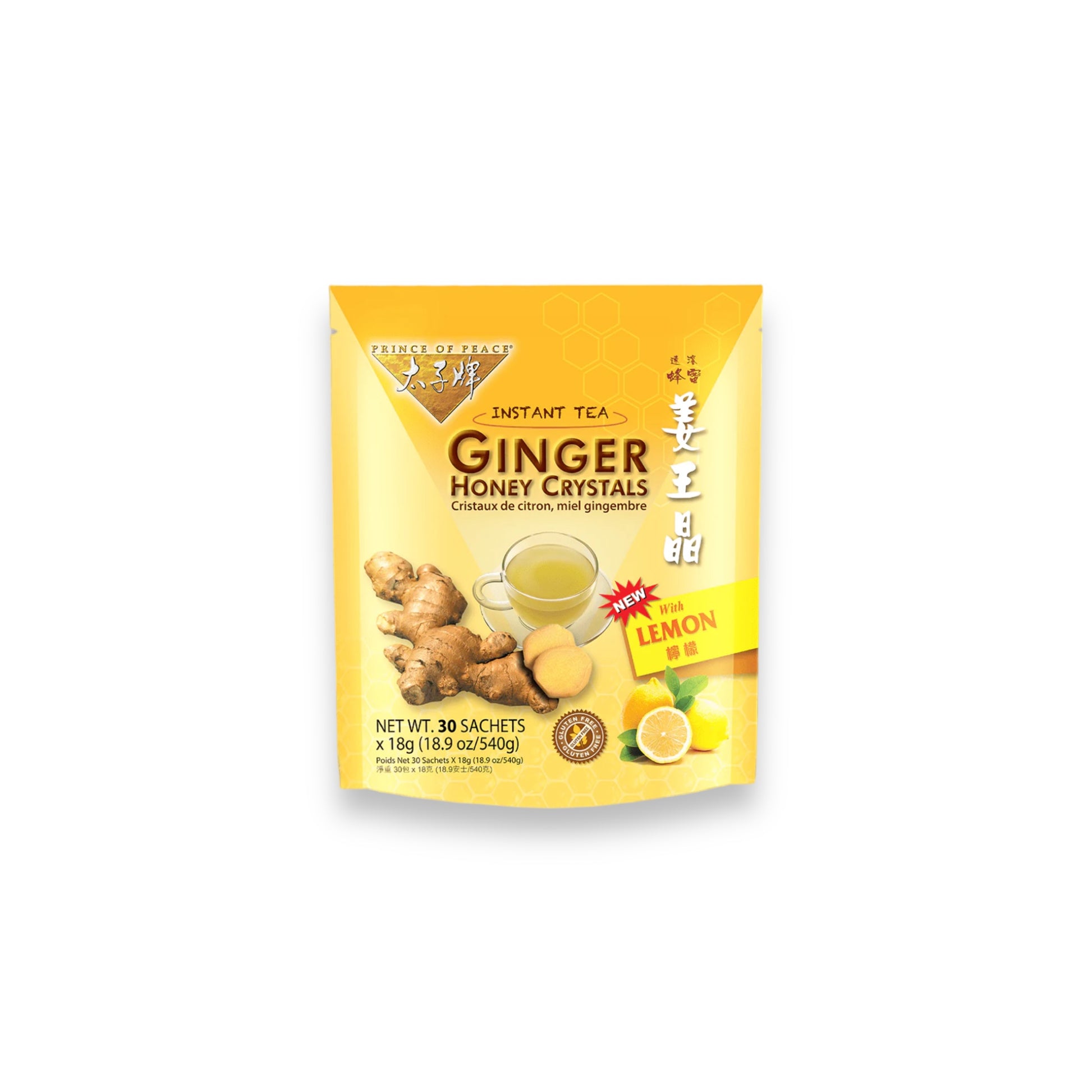 Ginger Honey Crystals Lemon