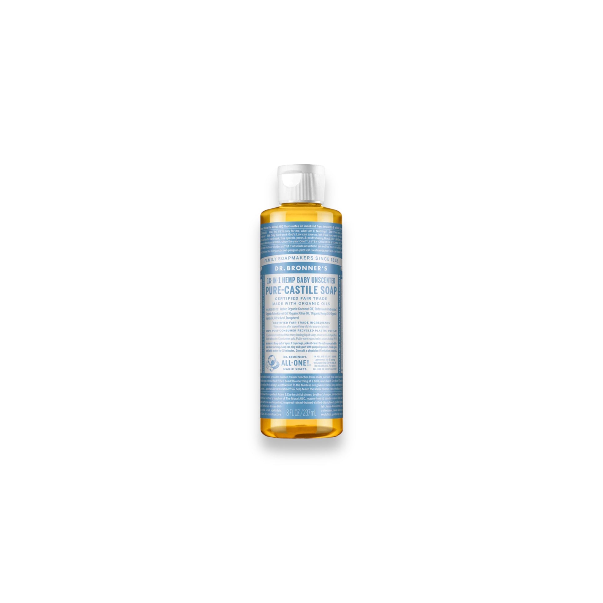 Dr. Bronner's Hemp Baby Unscented 8oz