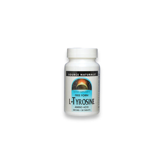 Source Naturals L Tyrosine 500mg 50tabs