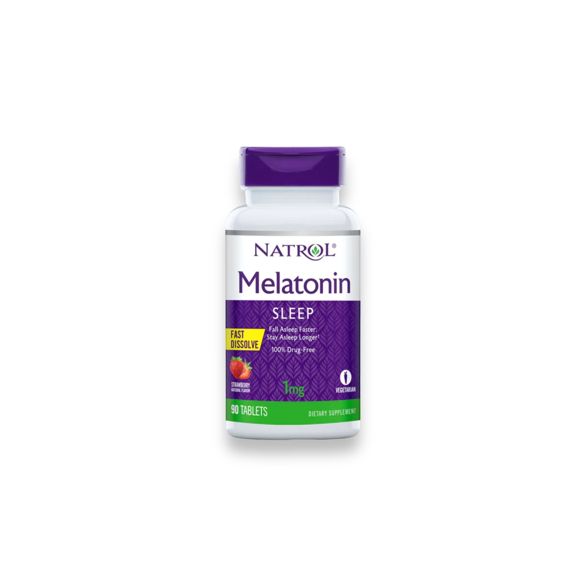 Natrol Melatonin 1mg Fast Dissolve Strawberry 90tabs