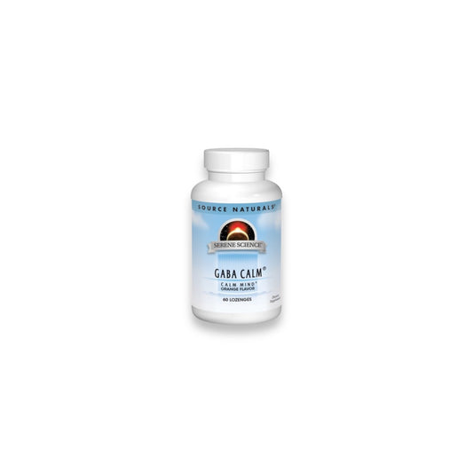 Source Naturals Gaba Calm 60 Lozenges Orange Flavor