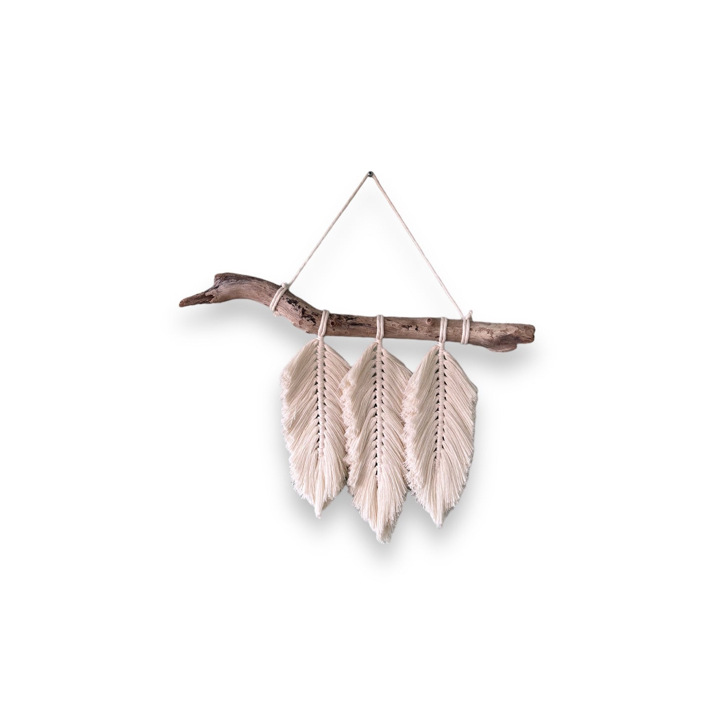 Macrame Feather Wall Hanger